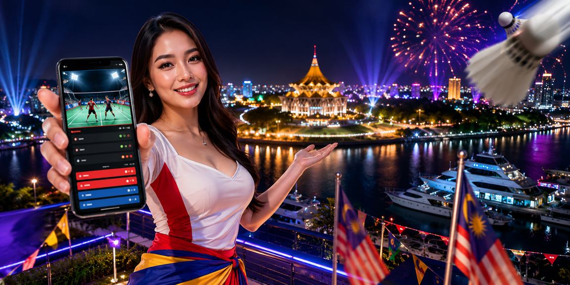 Pengguna Malaysia mengakses pertaruhan kriket melalui telefon di Kuching